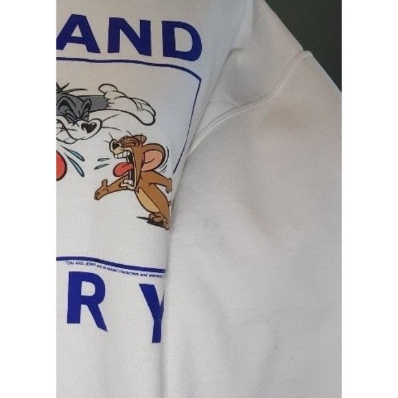 Tom and Jerry Sweatshirt white Large - Picture 5 of 8